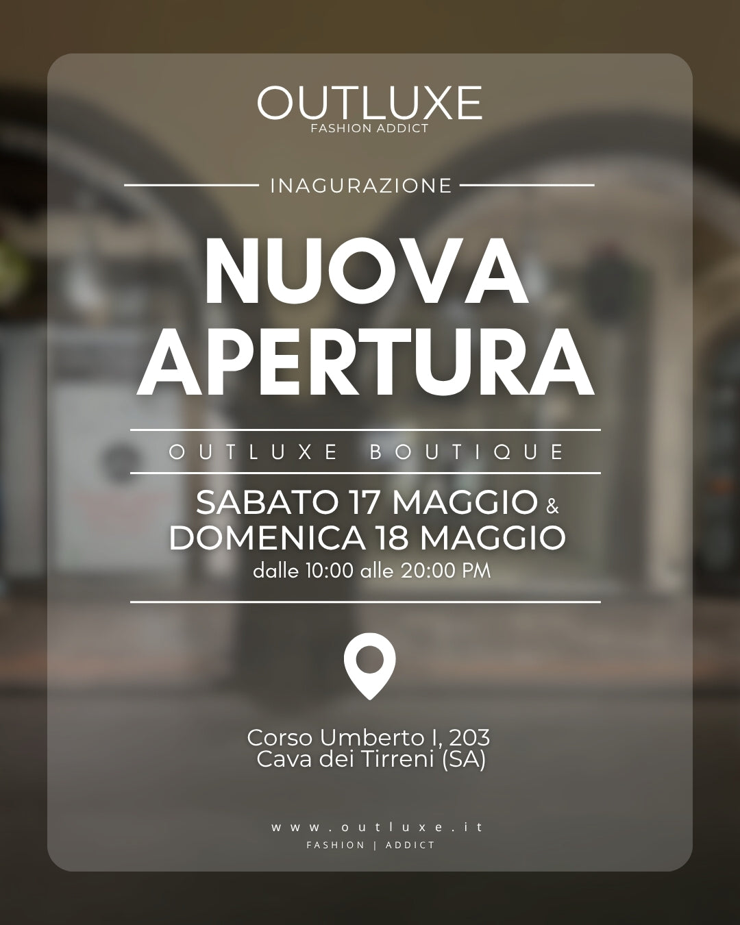 Outluxe inaugura a Cava de’ Tirreni: un nuovo Store pensato per chi ama distinguersi