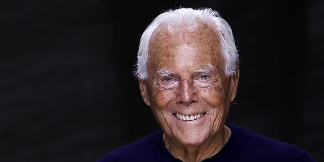 Giorgio Armani: “Altri due o tre anni poi mi ritiro. Il mio rimpianto? Non aver avuto figli”