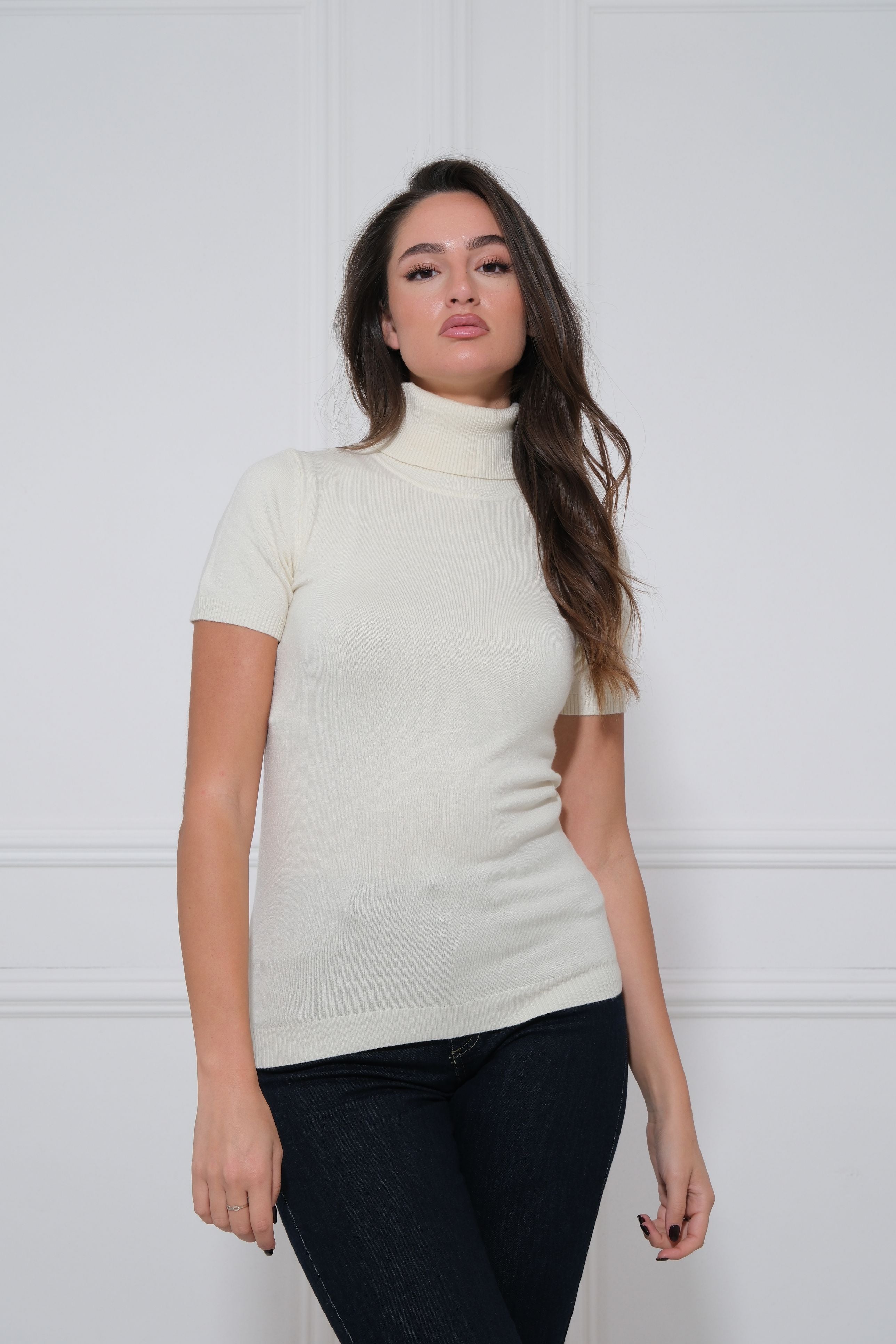 MAGLIA COLLO ALTO MANICA CORTA PRUEBAME