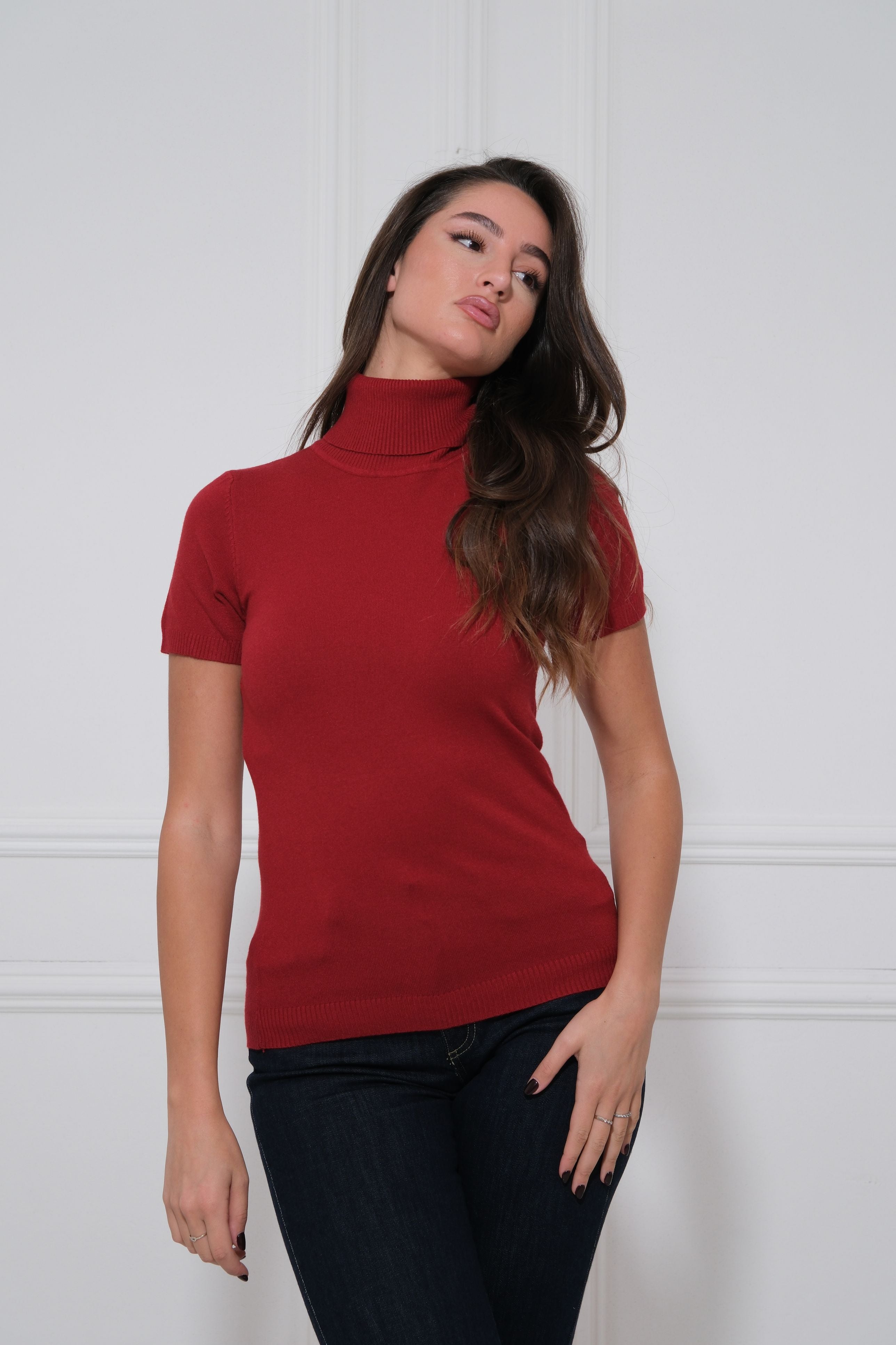 MAGLIA COLLO ALTO MANICA CORTA PRUEBAME