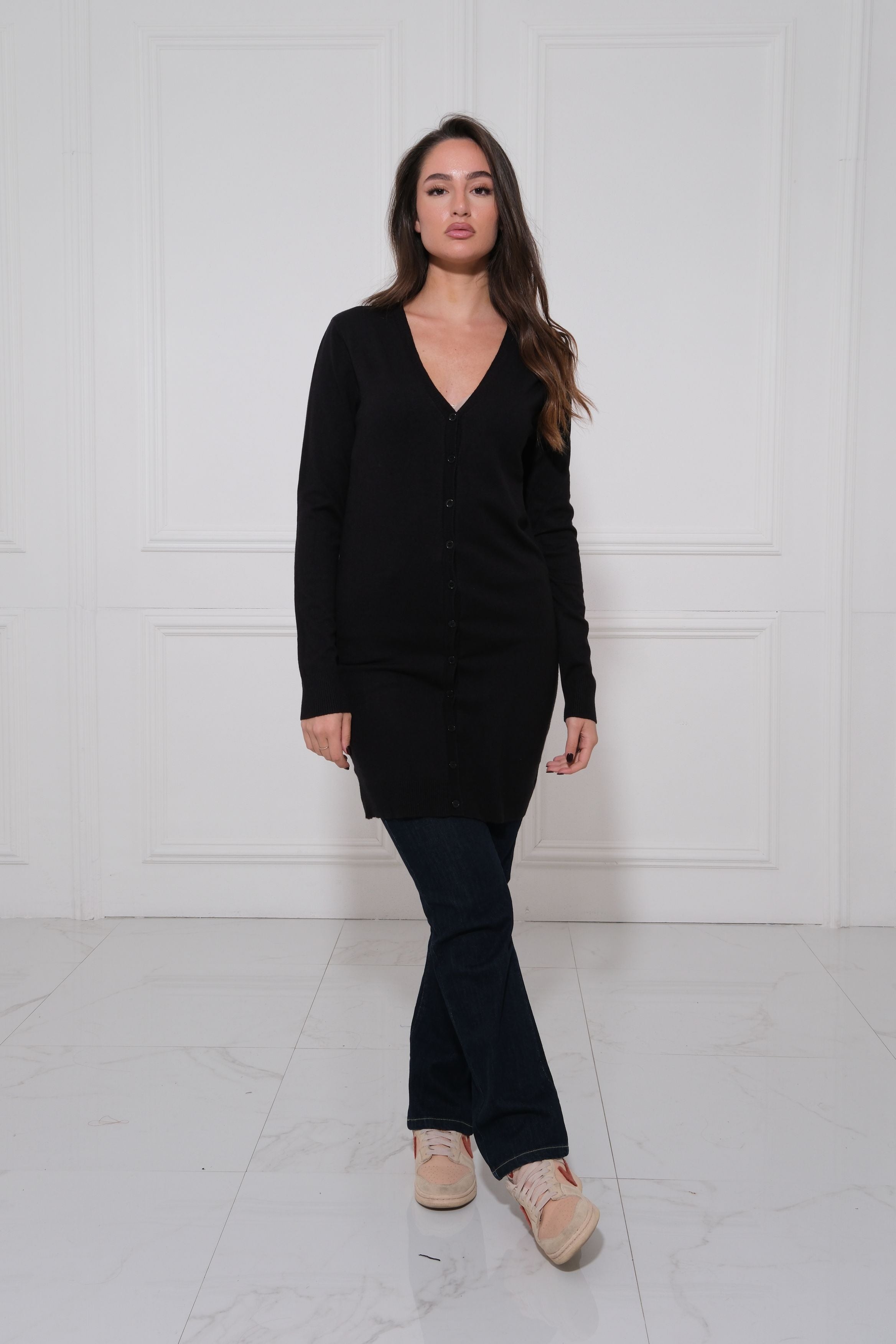 CARDIGAN LUNGO CON BOTTONI PRUEBAME