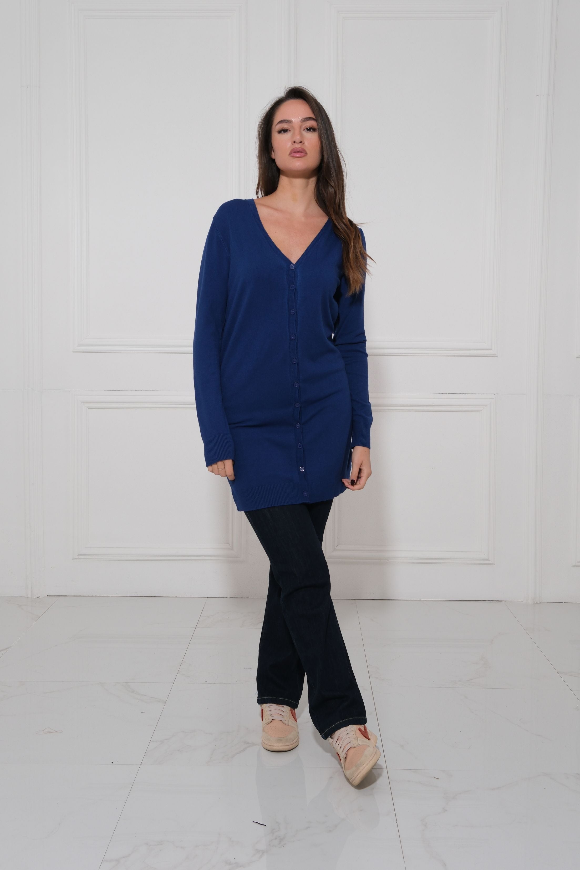 CARDIGAN LUNGO CON BOTTONI PRUEBAME