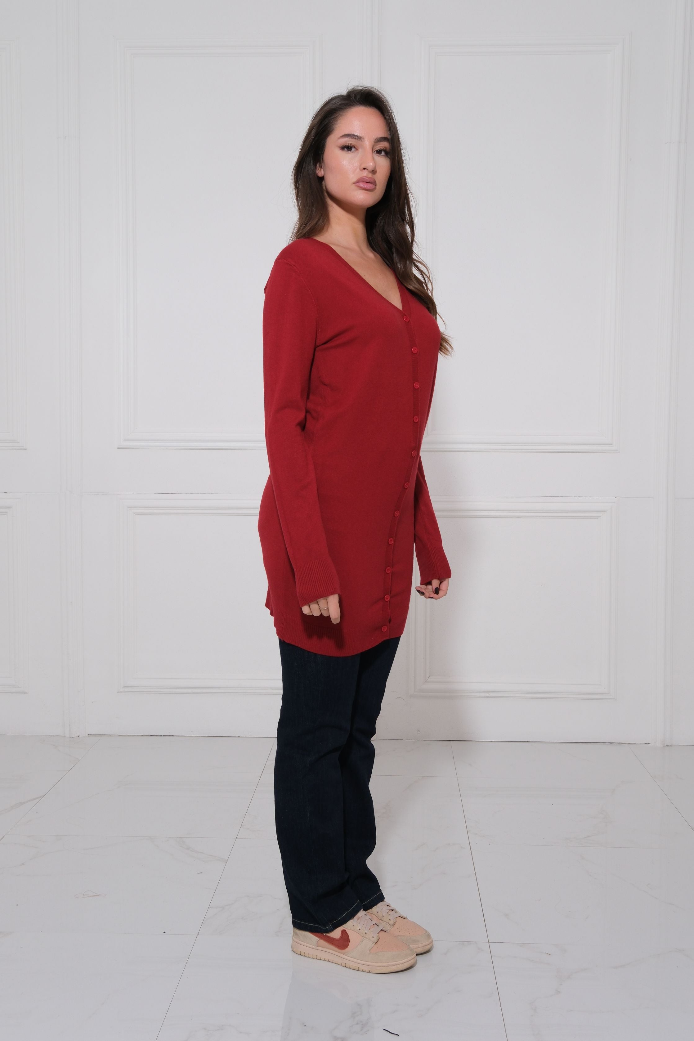 CARDIGAN LUNGO CON BOTTONI PRUEBAME