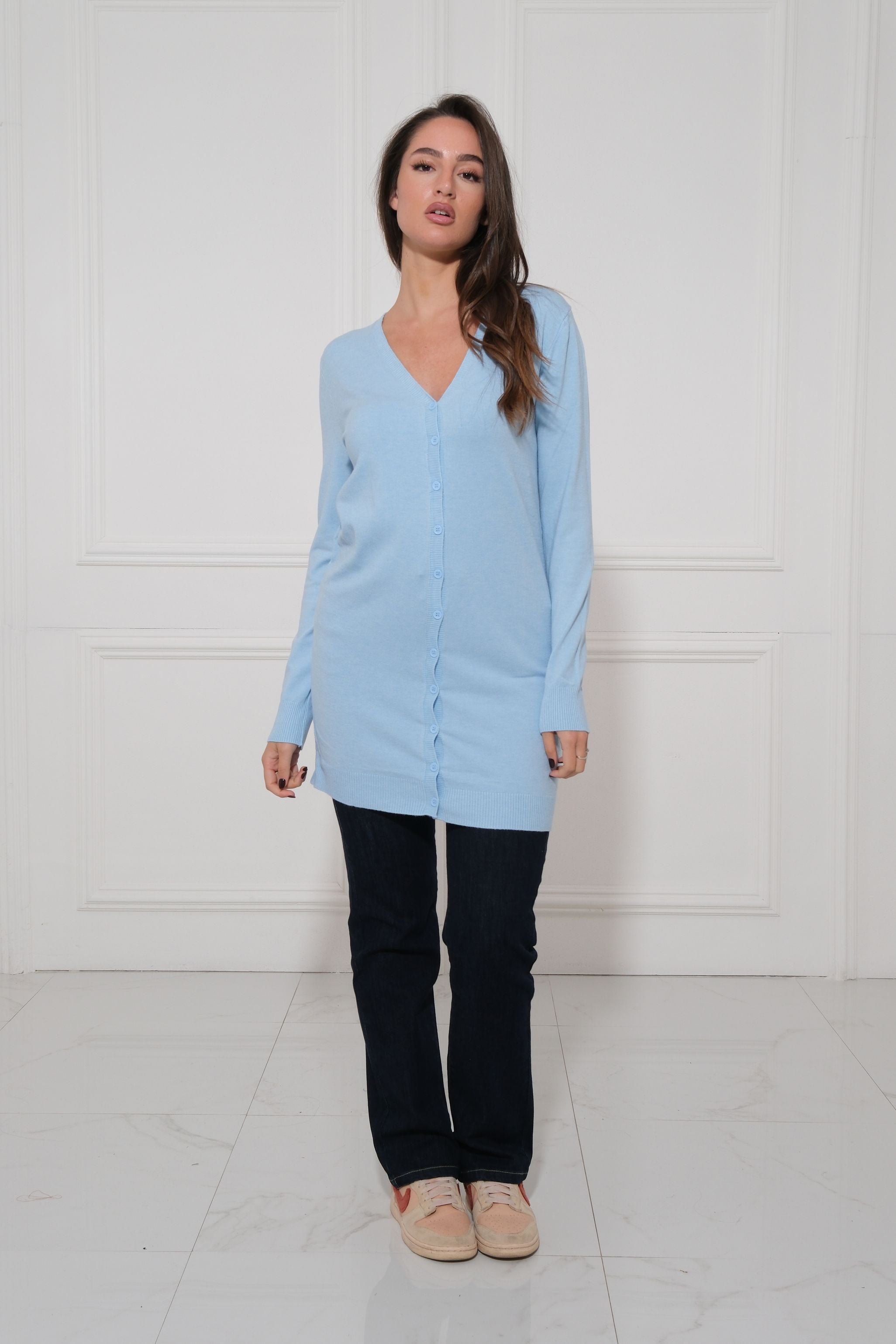 CARDIGAN LUNGO CON BOTTONI PRUEBAME