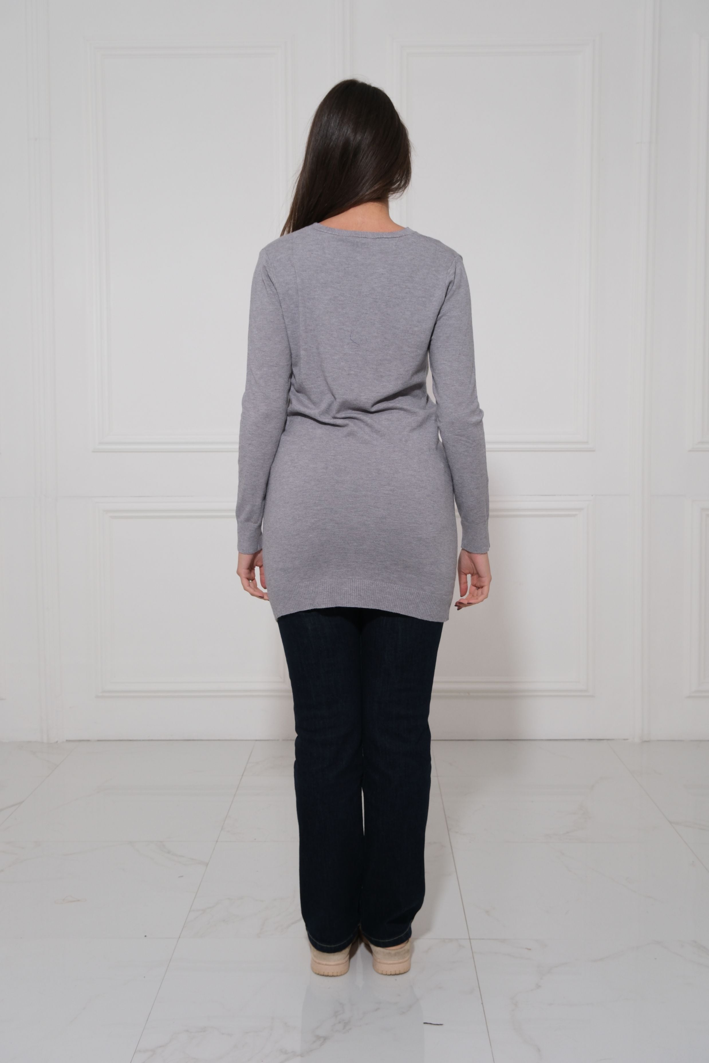 CARDIGAN LUNGO CON BOTTONI PRUEBAME