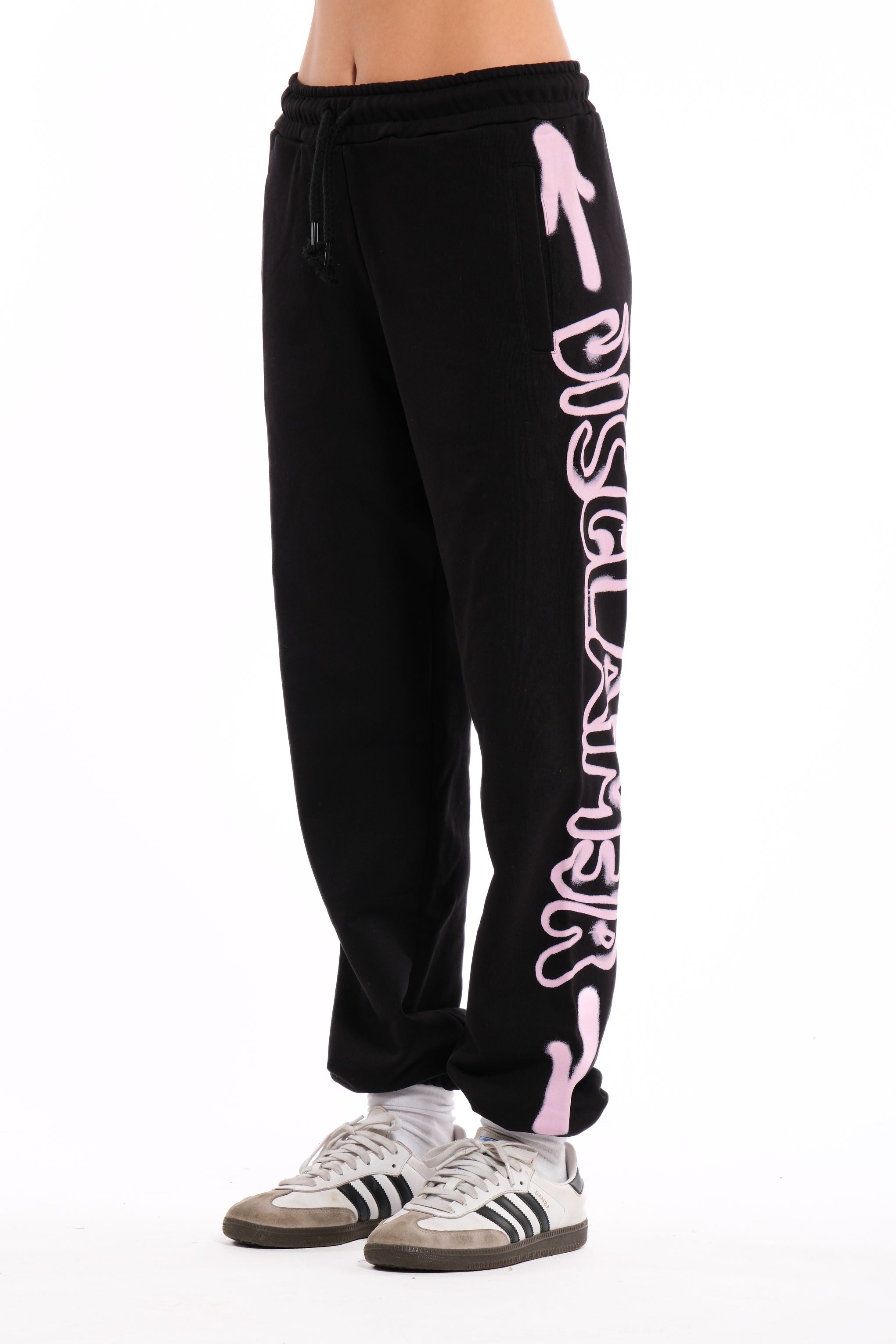 PANTALONE IN FELPA DISCLAMER