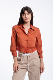 CAMICIA CROP PINK MOOD
