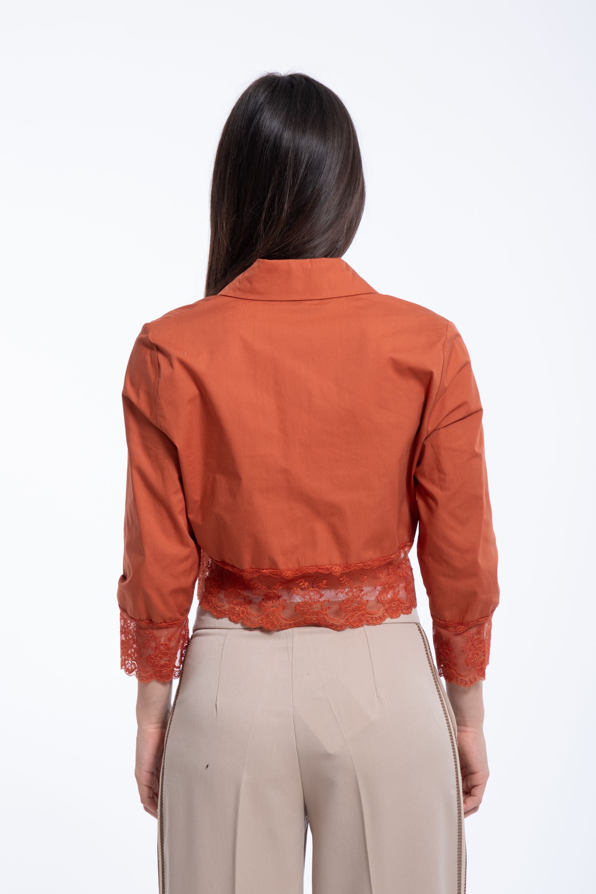 CAMICIA CROP PINK MOOD
