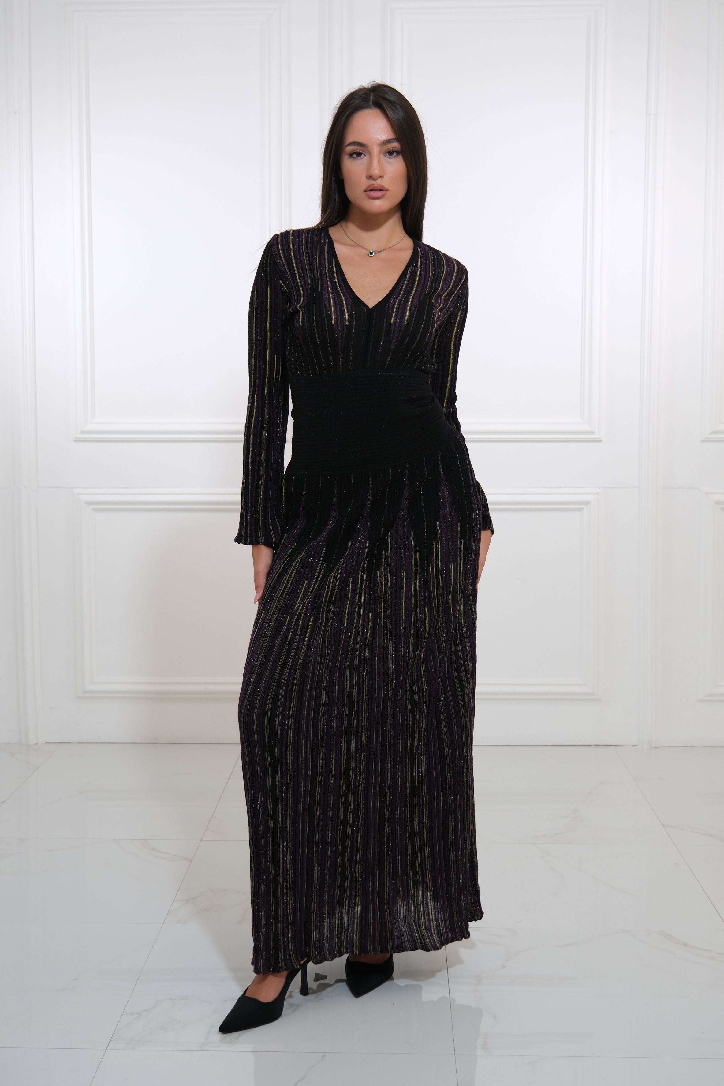 NENETTE LONG KNITTED DRESS