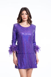 ABITO CORTO PAILLETTES JENE