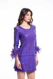 ABITO CORTO PAILLETTES JENE