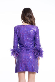 ABITO CORTO PAILLETTES JENE