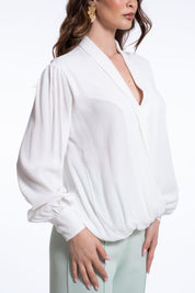 BLUSA AD INCROCIO ESS