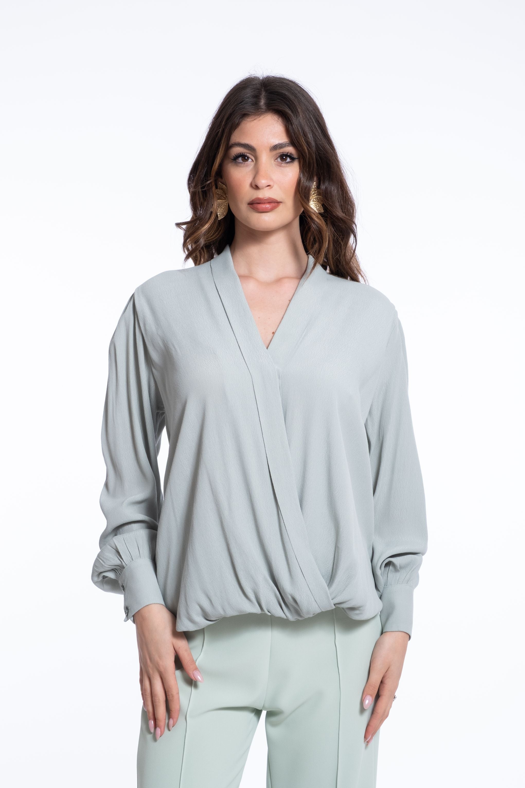 BLUSA AD INCROCIO ESS