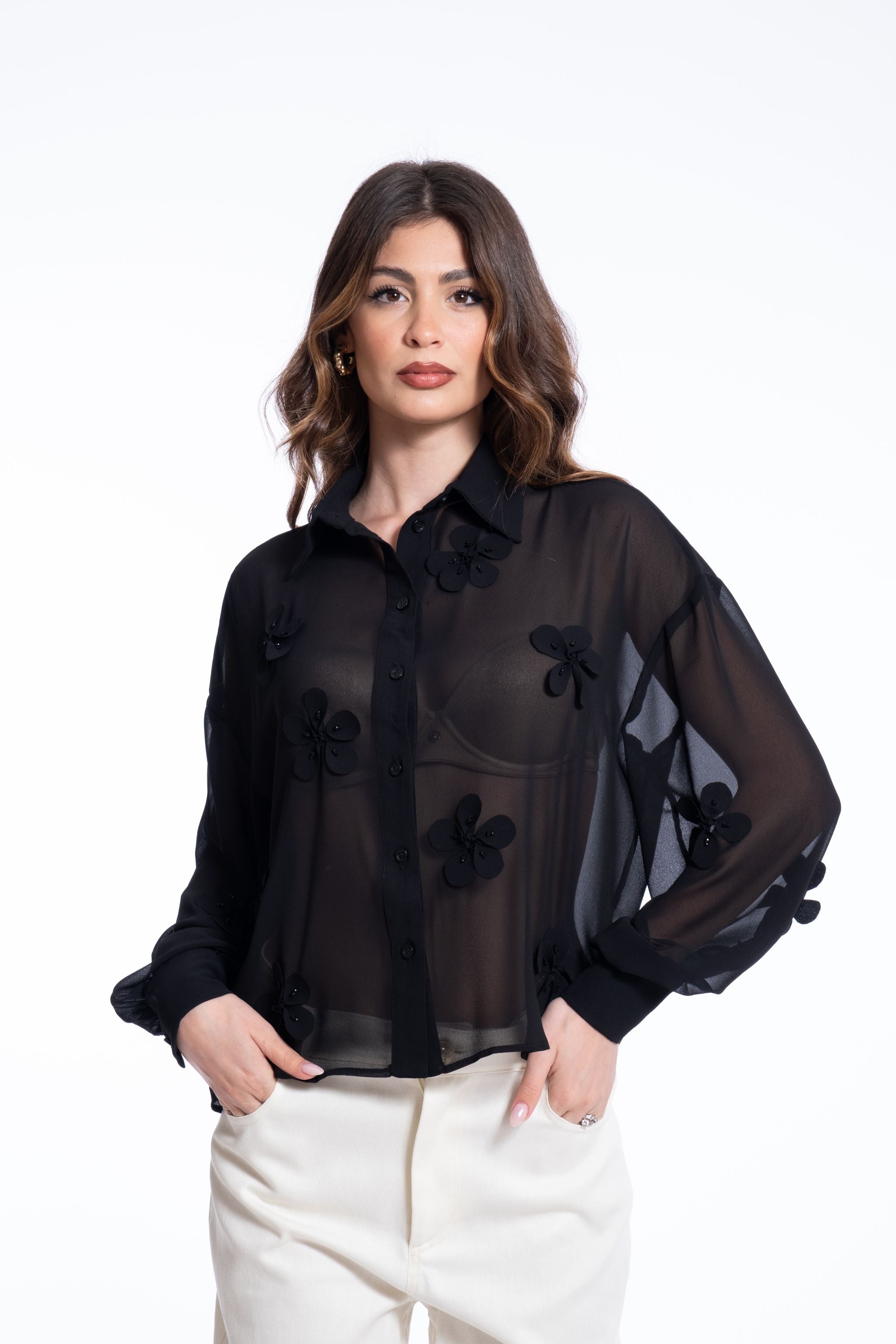 CAMICIA FLOWERS