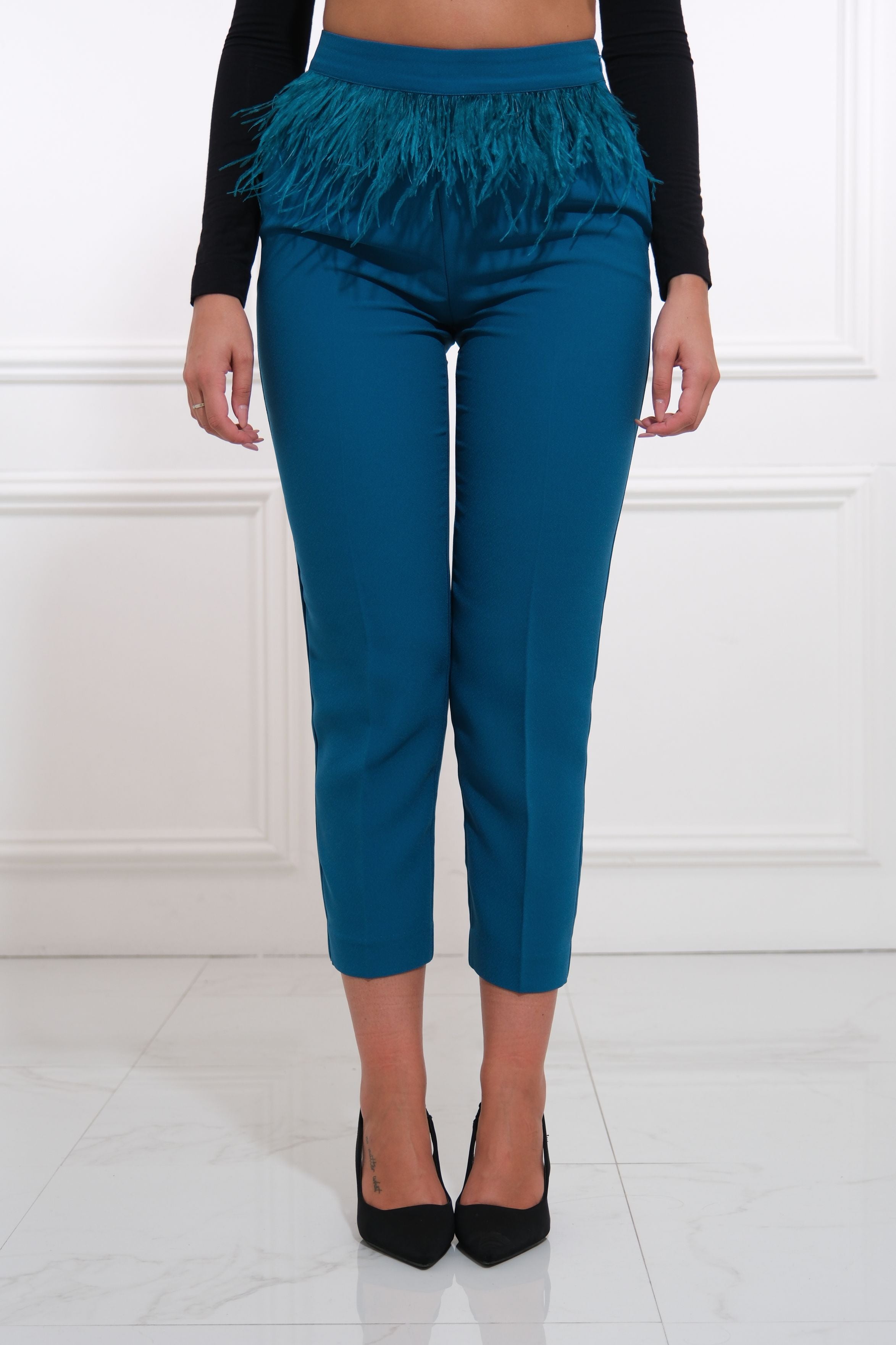 NENETTE FEATHER PANTS