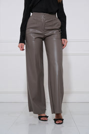 NENETTE ECO-LEATHER TROUSERS