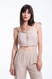 TOP CON SPALLINE PRUEBAME